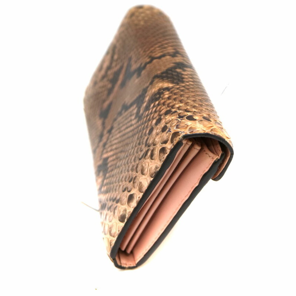 Gucci Gg Leather Wallet Pink Python - image 5